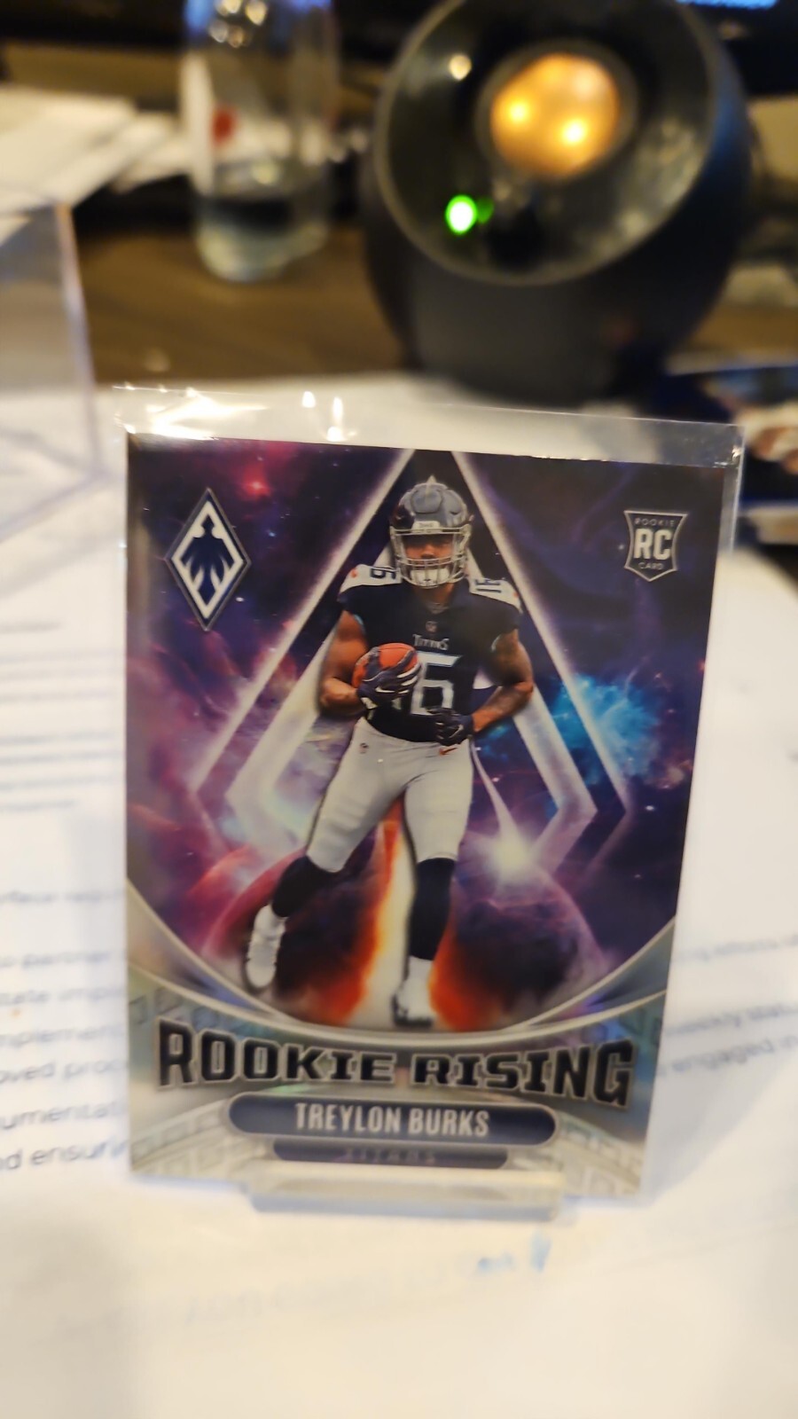 2022 Panini Phoenix Rookie Rising Silver Prizm Treylon Burks RC #RIS-6 Titans