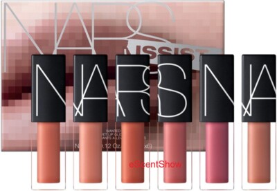 NARS WANTED VELVET LIP GLIDE 6 SET DISTRICT SPIKE WING ROSELAND LURE VAULT NIB