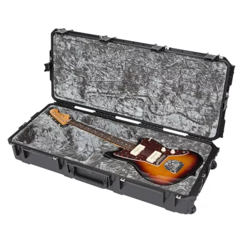 SKB iSeries Waterproof Hard Flight Case for Fender Jaguar/Jazzmaster Guitar