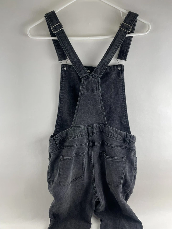 Mono vaquero negro Love Tree Jumper para mujer talla S al aire libre botones delanteros completos Foto 4 de 4