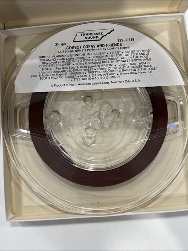Cowboy Copas And Friends “Cope’s Wildflower” 3 3/4 IPS Reel to Reel Tape NAL - Picture 5 of 7