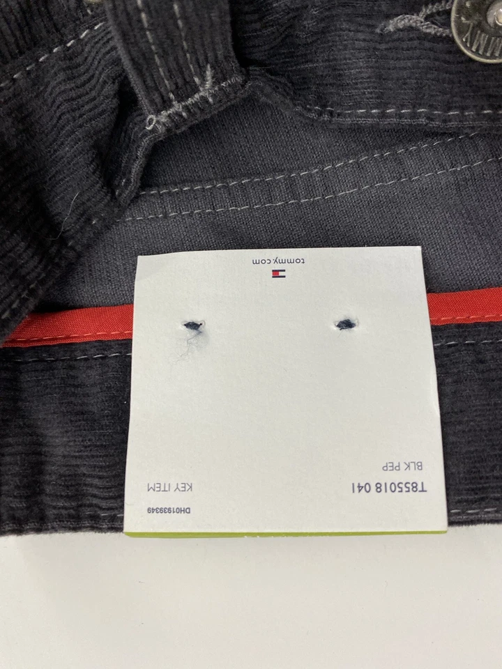 Tommy Hilfiger  boys size 14 Inseam 28 corduroy pants black New With Tags - Image 4 of 4