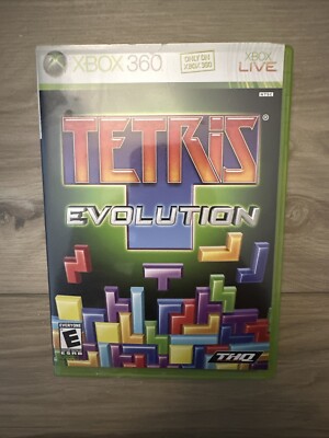 Tetris Evolution (Microsoft Xbox 360, 2007) Complete with Manual Good Condition