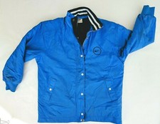 Nike Vintage 90s Spellout Swoosh Sz Medium 10-12 Puffer Jacket Blue Streetwear
