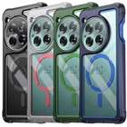 For OnePlus 12 5G Case Poetic Built-in Screen With Magsafe Rugged Clear Cover