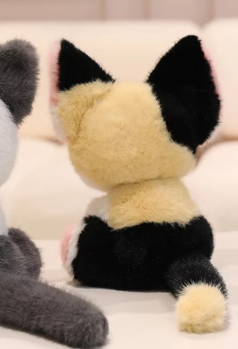 Calico Kitten Cat Plush Toy 9" Stuffed Animal Toddler Doll Gift for Kids