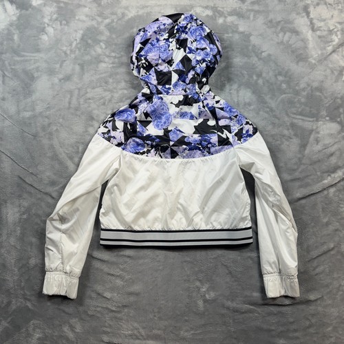 NikeSportswear Wind Runner Big Girl's Graphic Jacket WHITE SIZE S - Picture 9 of 10