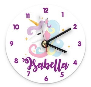 personalised kids clock