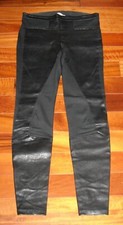 Women's Helmut Lang Leather Pants Size 2 Color Black Excellent Condition