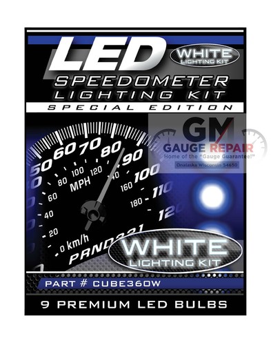 Speedo Gauge Bulbs to White LED Upgrade Package DIY for GM Trucks and SUVs 03-06 - Picture 5 of 12