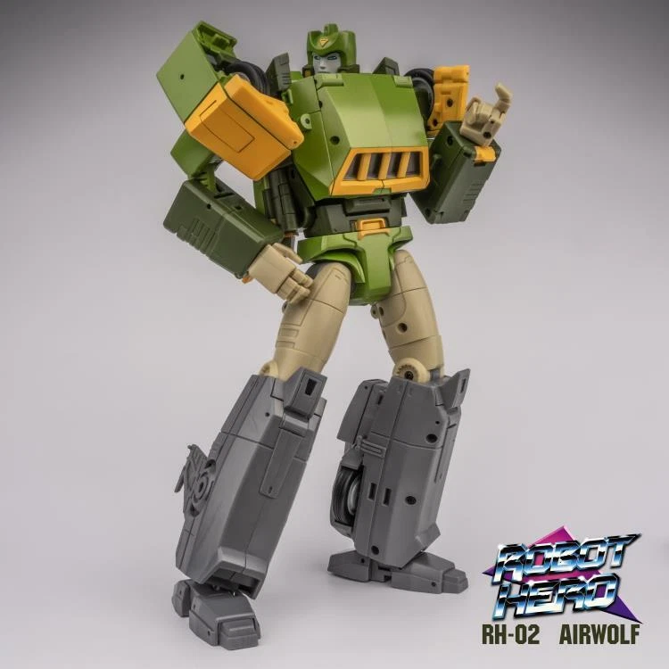 IN STOCK New Robot Hero RH02 RH-02 AirWolf Transform Robot Action Figure - Image 4 of 4