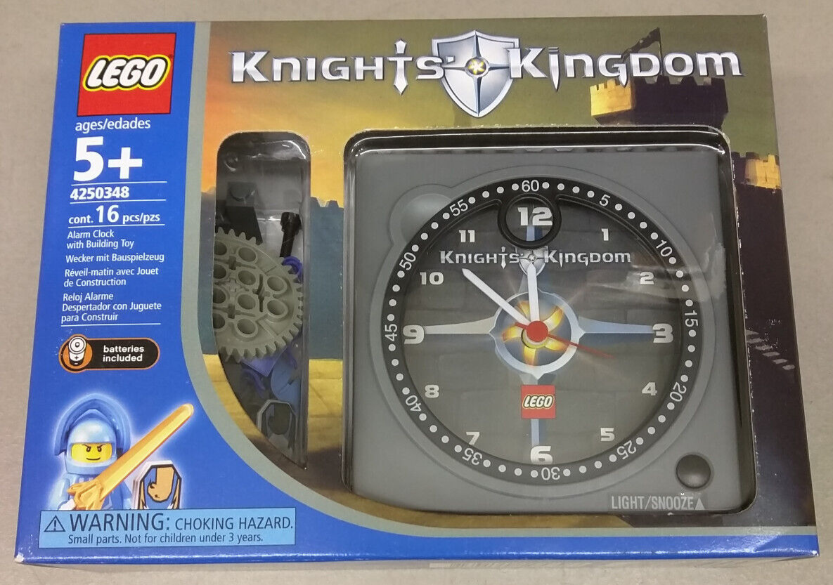 LEGO Knights' Kingdom 4250348 Alarm Clock NEW! RARE! Jayko