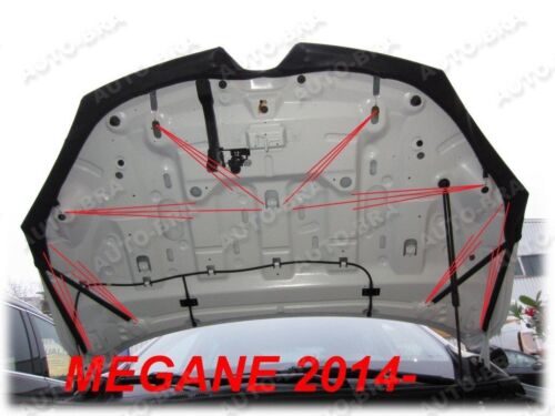 Bonnet BRA für Renault Megane III Bj. 2014 - 2016 Steinschlagschutz Haubenbra - Bild 3 von 4
