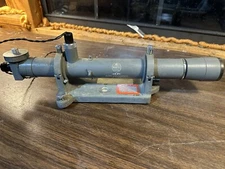 Hilger And Watts Autocollimater - 2 Stands - Case - Vintage - Untested