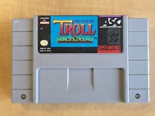 Super Troll Islands (Super Nintendo SNES, 1994) Cart Only Clean Tested Authentic