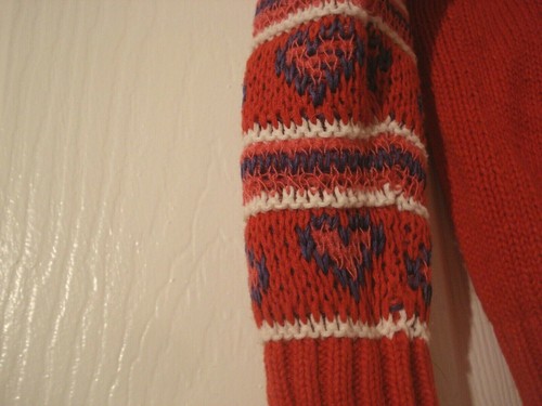 Vintage Gymboree Girls Red Sweater Brown Bear Size 4 - Picture 7 of 9