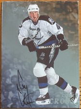 1998-99 Be A Player Autographs Cory Cross #128 Tampa Bay Lightning