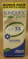 Slimquick Pure Diet Weight Loss For Women 72 Caplets Exp 11/17 + Twin Pack on sale Slimquick Pure Diet Weight Loss For Women 72 Caplets Exp 11/17 + Twin Pack on sale