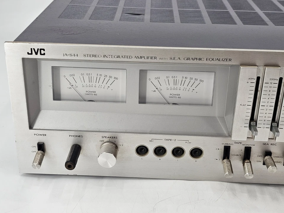 JVC JA-S44 - Amplificador integrado estéreo vintage con ecualizador gráfico S.E.A Foto 3 de 4