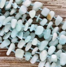 JAY KING MINE FINDS BLUE STONE STERLING SILVER 925 BEAD NECKLACE 20" LAYER