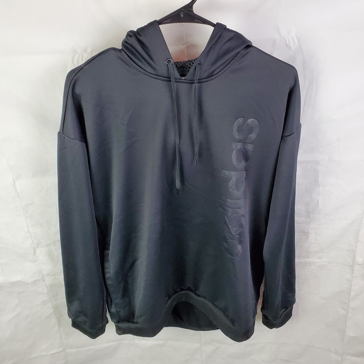 Adidas Hoodie Women's Small Black Sweatshirt Aeroready Gear Up