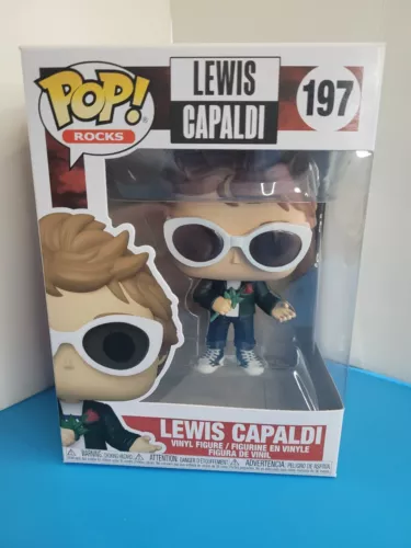 FUNKO Pop! Rocks LEWIS CAPALDI #197 Vinyl Figure COLLECTIBLE 