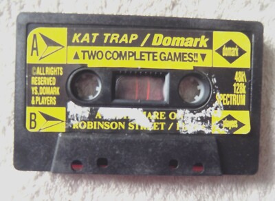 76583 Kat Trap / A Nightmare On Robinson Street Cover Tape - Sinclair Spectrum 4