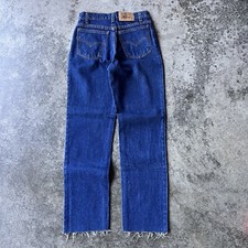 Vintage DS Levi  s 505 Orange Tab Student Fit Black Jeans Size 28x34 USA Made