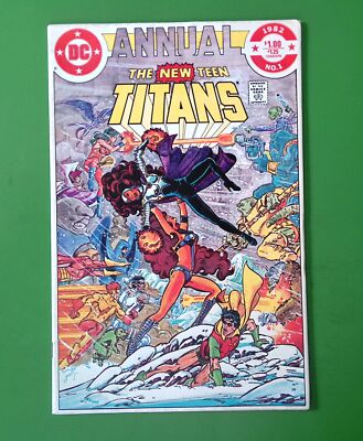 NEW TEEN TITANS ANNUAL #1 VOL. 1 7.0 DC ANNUAL BOOK TS81-199