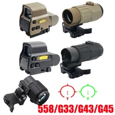 G43/G33 3X Sight Magnifing W/ Switch to Side QD Mount 558