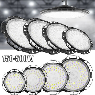 150W-500W UFO LED Hallenbeleuchtung Industrielampe High bay Hallenstrahler Lampe