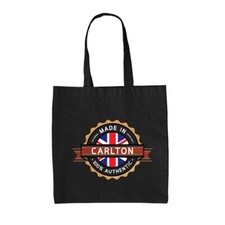 Made In Carlton - Canvas Tote Bag - Town City Village Born Love Live Homewtown
