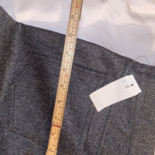 NEW Brunello Cucinelli Pants Mens Size 38 56 Gray Button Fly Wool Flannel - Picture 10 of 15