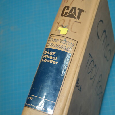 CAT Caterpillar 910E Wheel Loader Repair Shop Service Owner Operator Manual book