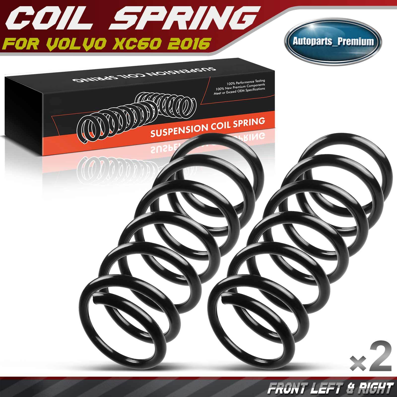 2Pcs Rear Left & Right Suspension Coil Springs for Volvo XC60 20102017