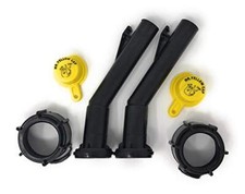 2 - Fuel Gas Can Jug Spouts Nozzles Rings  Caps Replaces Blitz 900302 900092