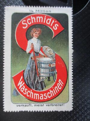 (11338) Reklamemarke - Schmidt´s Waschmaschinen