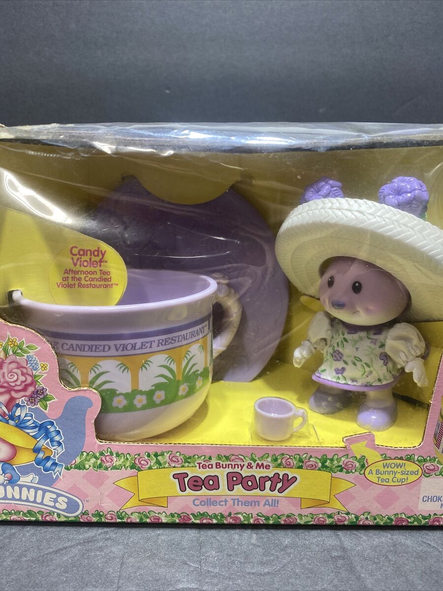 81007 NRFB Vintage Kidsview Tea Bunnies Tea Bunny & Me Tea 81007 NRFB Vintage Kidsview Tea Bunnies Tea Bunny & Me Tea
