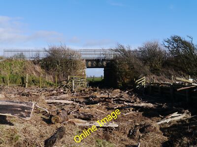 Photo 12x8 Blocked Farm Access Annan Recent storm surges along the Solway  c2014