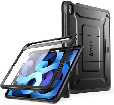 For iPad Mini 6, SUPCASE Stand Case + Screen Cover Support Apple Pencil Charging