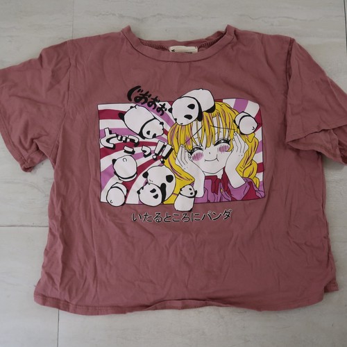 Womens XS or Childs L 10-12 Top Short sleeve Lot of 3 Old Navy Anime - Picture 6 of 7