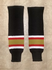 Black, Red and Gold Hockey Socks, Size 32