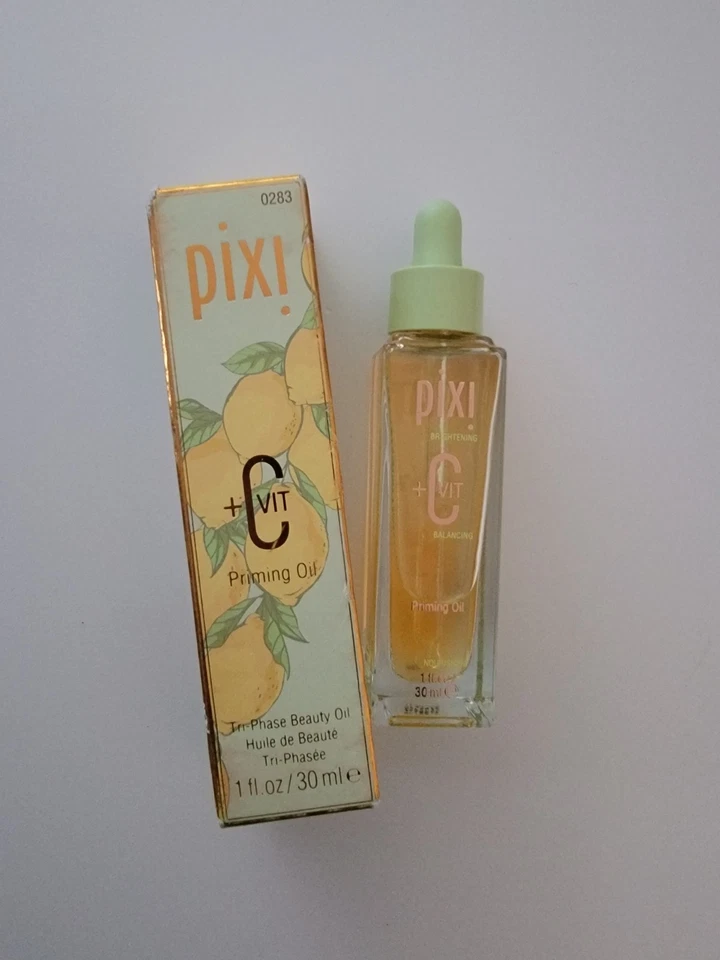 Pixi +Vitamin C Priming Oil 30ml | Brightening Tri-Phase Beauty Serum NEW in Box - Image 2 of 3