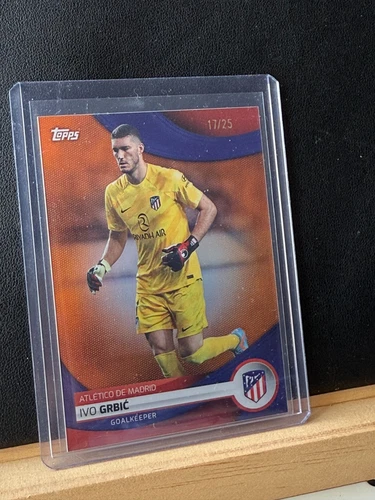 Ivo Grbic /25 AtlÃ©tico de Madrid 2023-24 Auto Team set Orange
