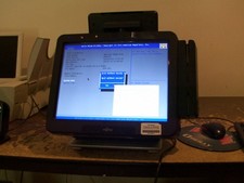 Fujitsu Model 7000 Retail POS Terminal w/ Symbol Scanner Epson Print Cash Drawer