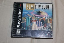 SimCity Sim City 2000 (Sony PlayStation 1, 1996) PS1 w/ CASE MANUAL