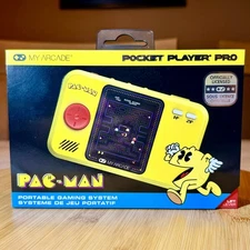 NEW PAC-MAN My Arcade Pocket Player Pro Portable Video Gaming System Authentic