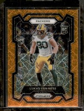2023 Panini Prizm #336 Lukas Van Ness Lazer