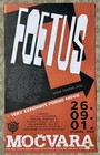 FOETUS Thirlwell Post Punk Rock Sonic Youth Melvins 2001 Concert Mocvara Poster — photo 1