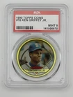 1990 Topps Coins - #16 Ken Griffey Jr. Seattle Mariners PSA 9